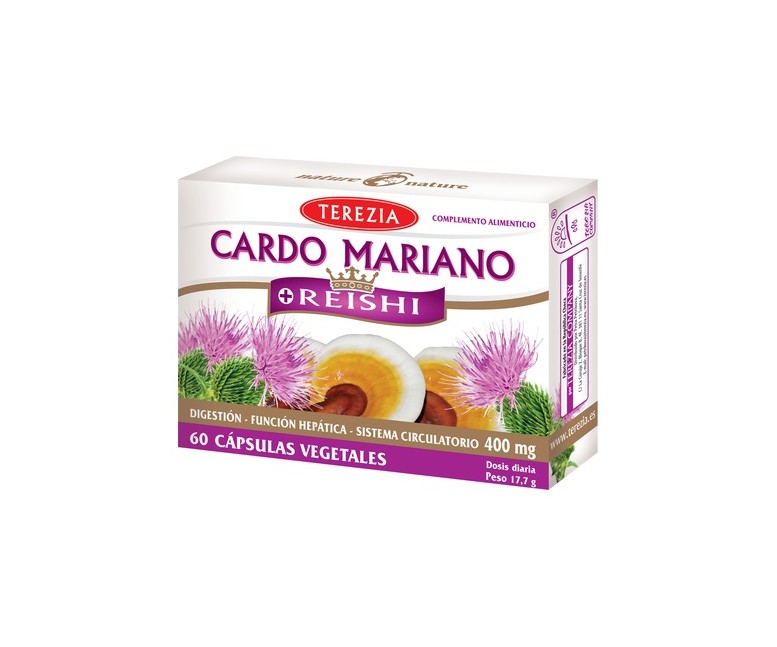 Cardo Mariano + Reishi 60 cápsulas Terezia Company