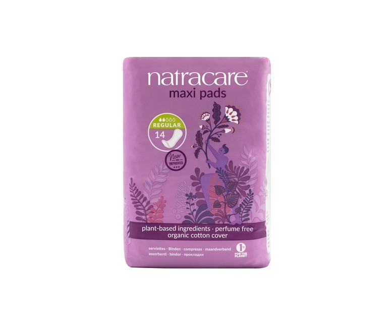 Compresa Regular maxi 14 unidades Natracare