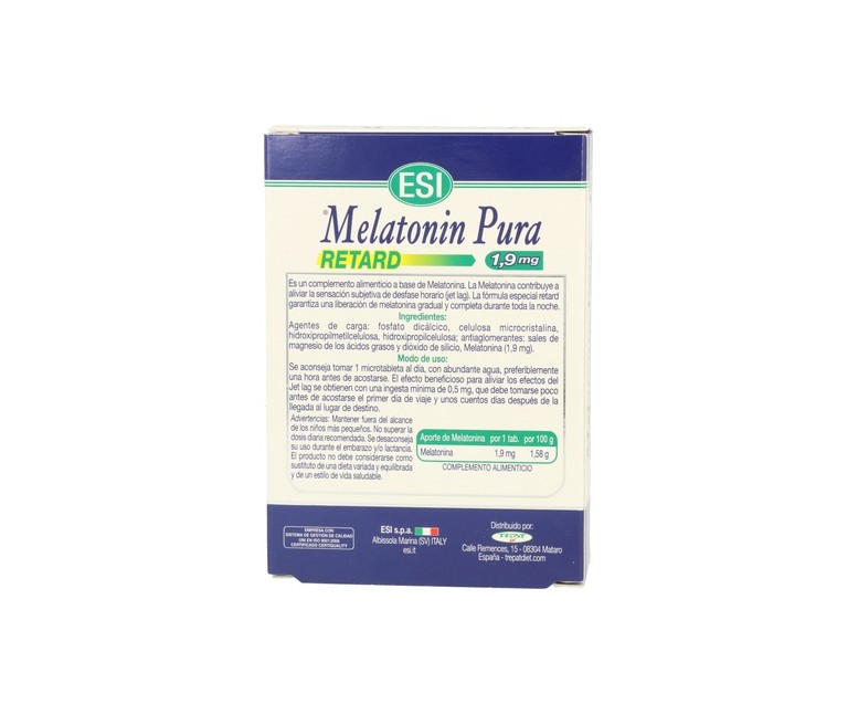 Melatonin Pura Retard 60 tabletas ESI