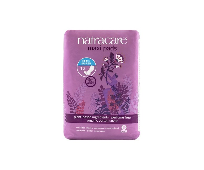Compresa Super maxi 12 unidades Natracare