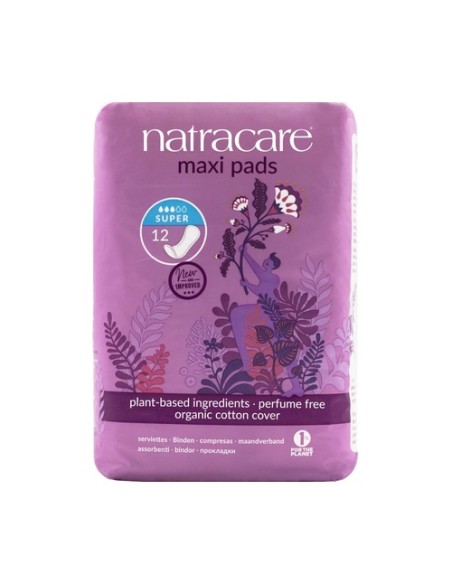 Compresa Super maxi 12 unidades Natracare