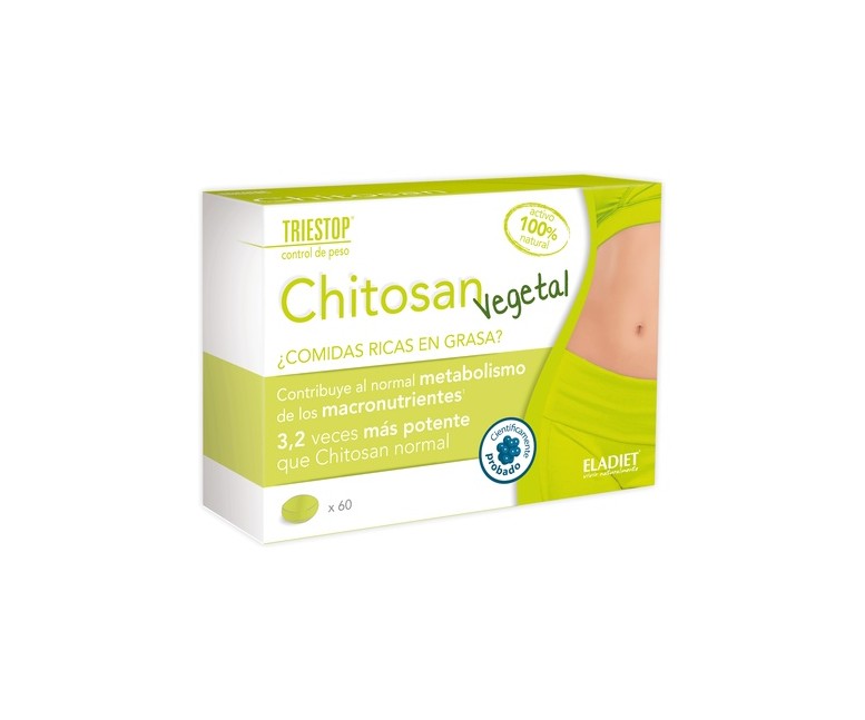 Triestop Chitosán Vegetal 60 comprimidos Eladiet