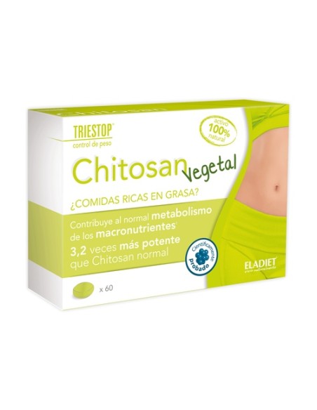 Triestop Chitosán Vegetal 60 comprimidos Eladiet