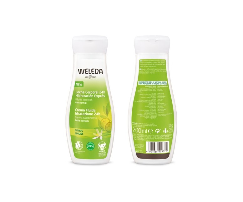 Leche Corporal Hidratante de Citrus 200 ml Weleda