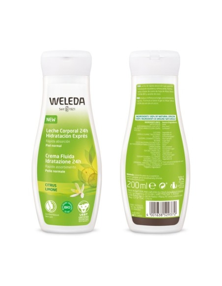 Leche Corporal Hidratante de Citrus 200 ml Weleda