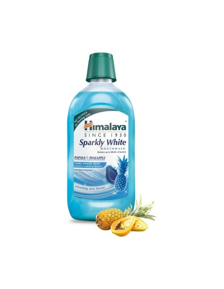 Colutorio Bucal Blanqueador 450 ml (Menta) Himalaya Herbals
