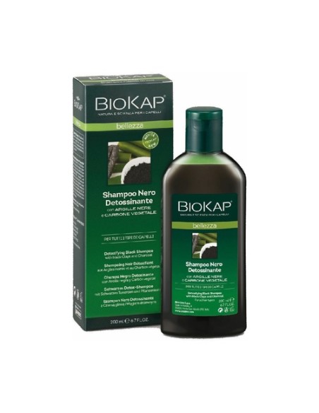 Champú Negro de Desintoxidante 200 ml Biokap