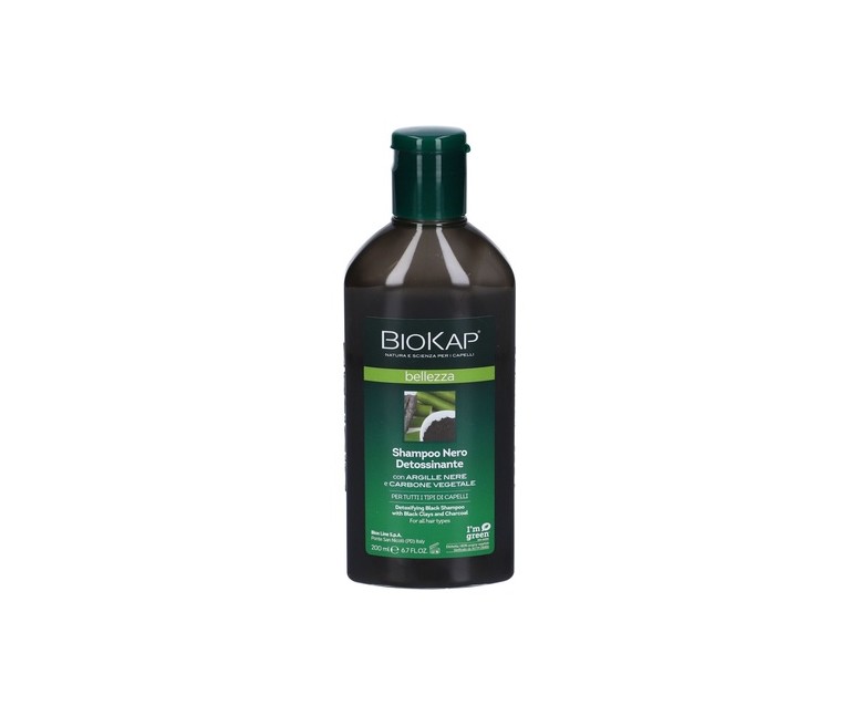 Champú Negro de Desintoxidante 200 ml Biokap