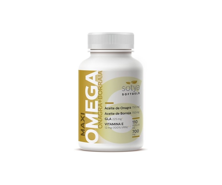 Maxi Omega 6 (Onagra y Borraja) 110 perlas de 700mg Sotya