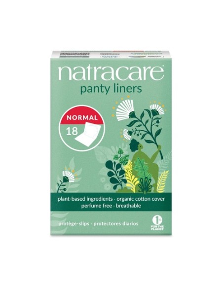 Salvaslip Normal Plegado 18 unidades Natracare