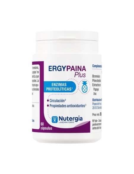 Ergypaina plus detox 60 cápsulas Nutergia