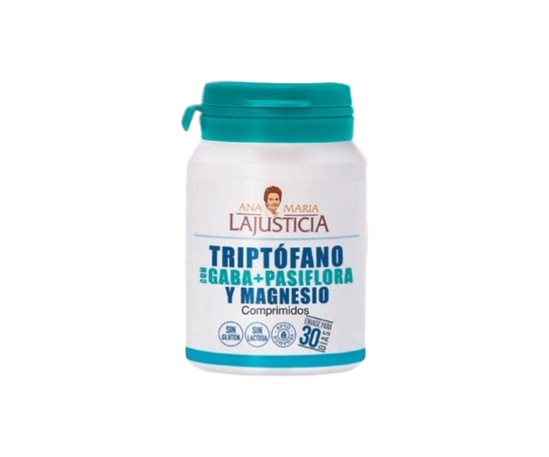 Triptófano con GABA + passiflora y magnesio 60 comprimidos Ana Maria Lajusticia