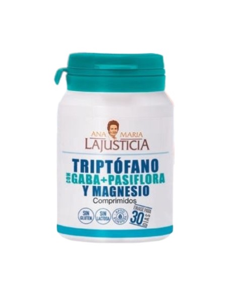 Triptófano con GABA + passiflora y magnesio 60 comprimidos Ana Maria Lajusticia