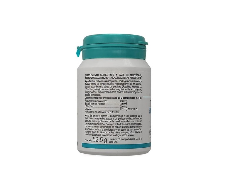 Triptófano con GABA + passiflora y magnesio 60 comprimidos Ana Maria Lajusticia