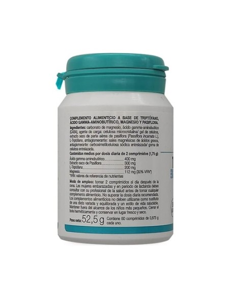 Triptófano con GABA + passiflora y magnesio 60 comprimidos Ana Maria Lajusticia