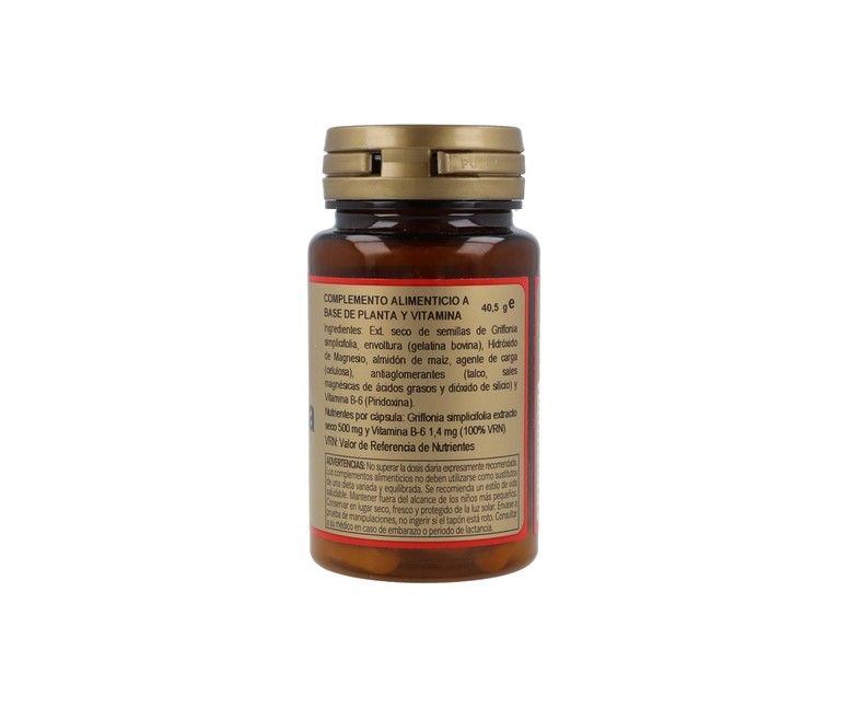 Griffonia 500 mg + Magnesio + B6 60 cápsulas Obire