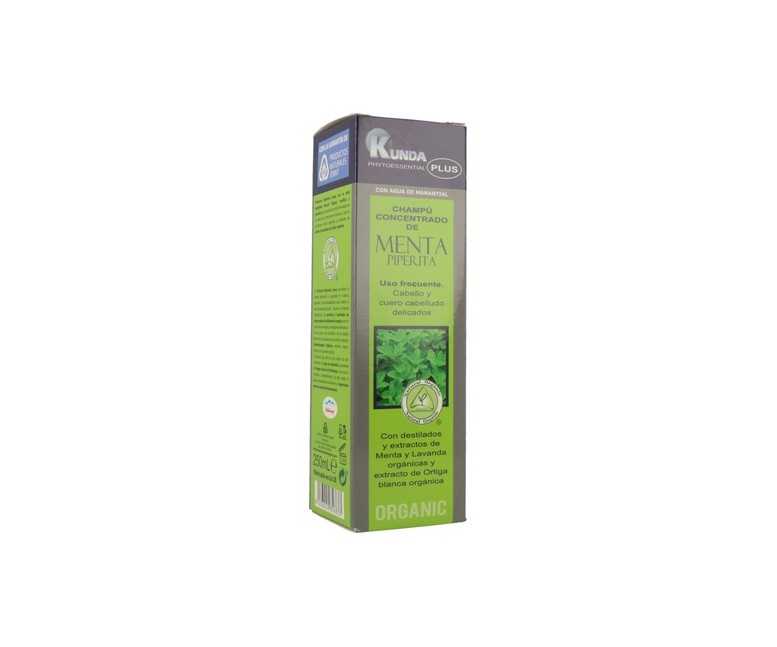 Champú de Menta Piperita 250 ml (Menta) Kunda