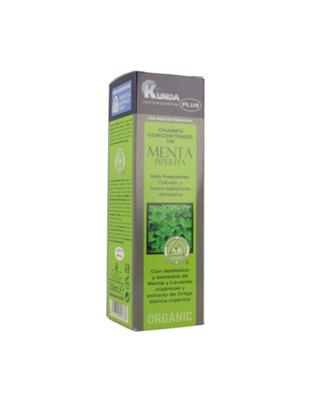 Champú de Menta Piperita 250 ml (Menta) Kunda