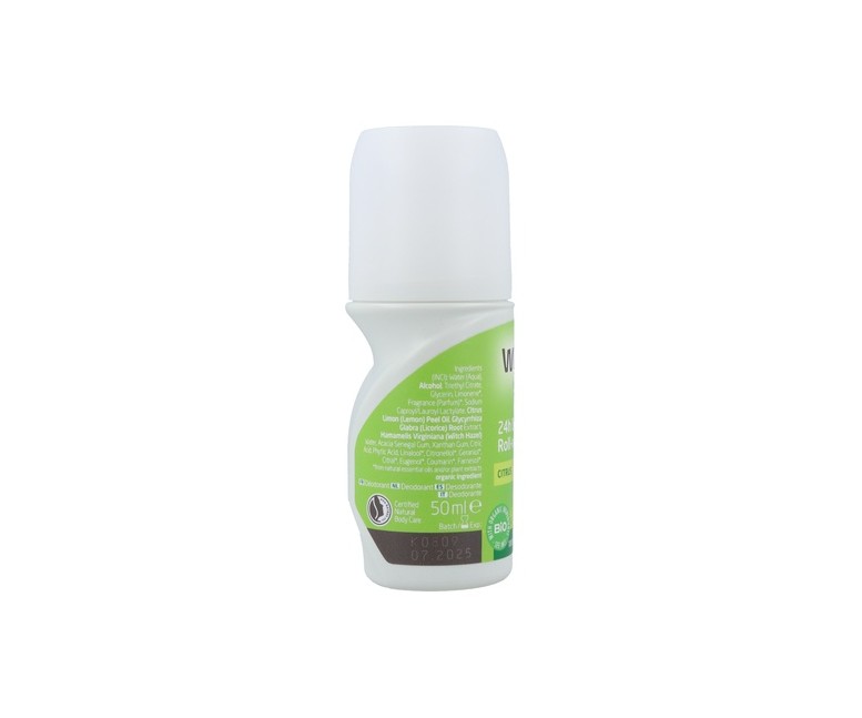 Desodorante roll-on 24h de citrus 50 ml Weleda