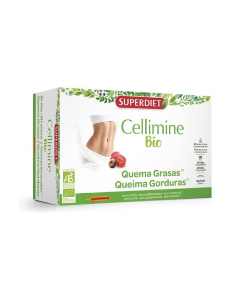 Cellimine Quemagrasas Bio 20 ampollas de 15ml Superdiet