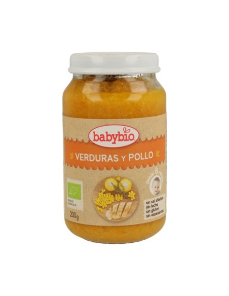 Tarrito De Verduras Y Pollo 8m+ 200 g Babybio