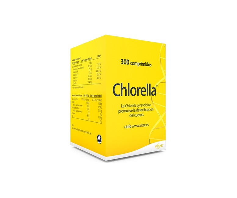Chlorella 300 comprimidos de 200mg Vitae