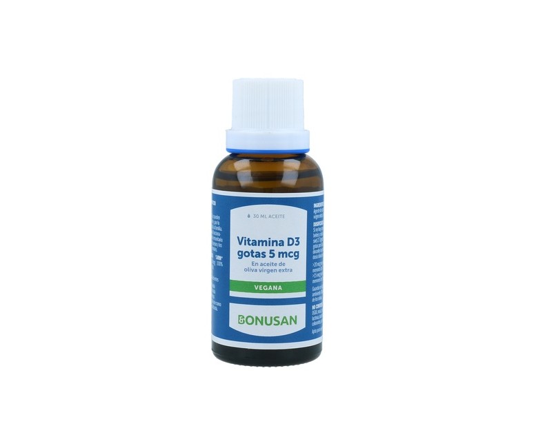 Vitamina d3 5 mcg gotas 30 ml Bonusan