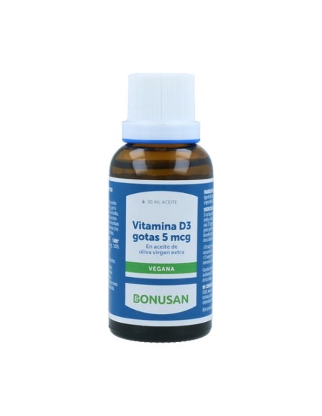 Vitamina d3 5 mcg gotas 30 ml Bonusan