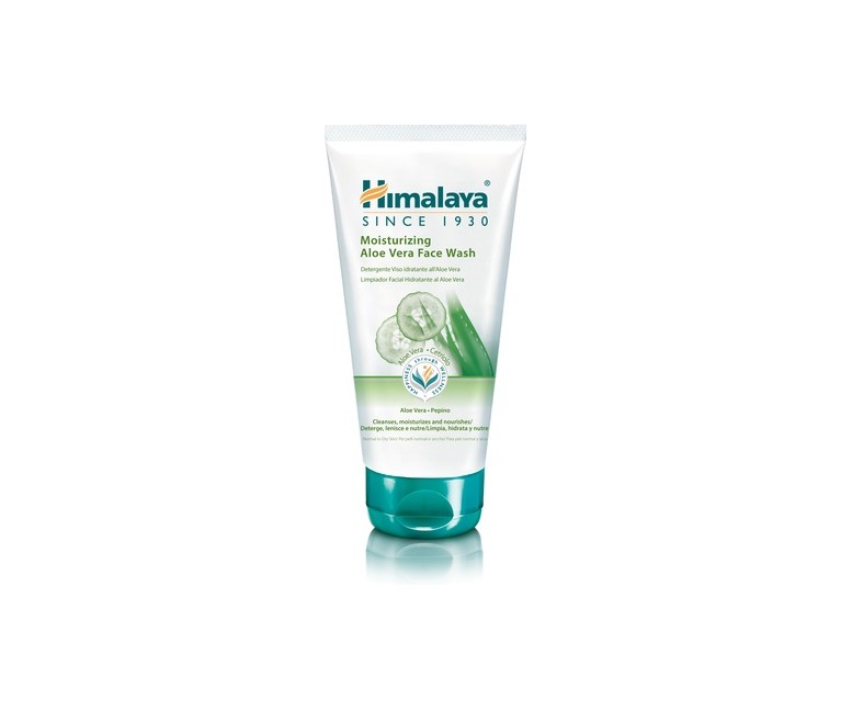 Jabón limpiador facial hidratante Aloe Vera y Pepino 150 ml Himalaya Herbals
