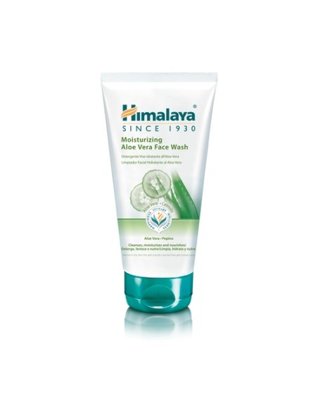 Jabón limpiador facial hidratante Aloe Vera y Pepino 150 ml Himalaya Herbals