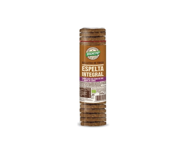Galletas de espelta integral 260 g Biocop