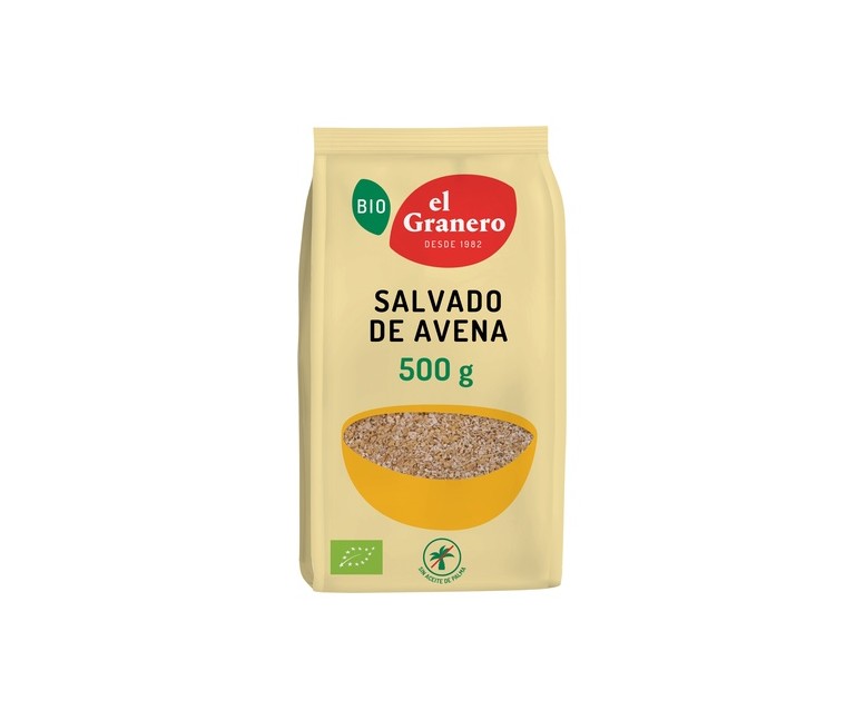 Salvado de Avena Bio 500 g El Granero Integral
