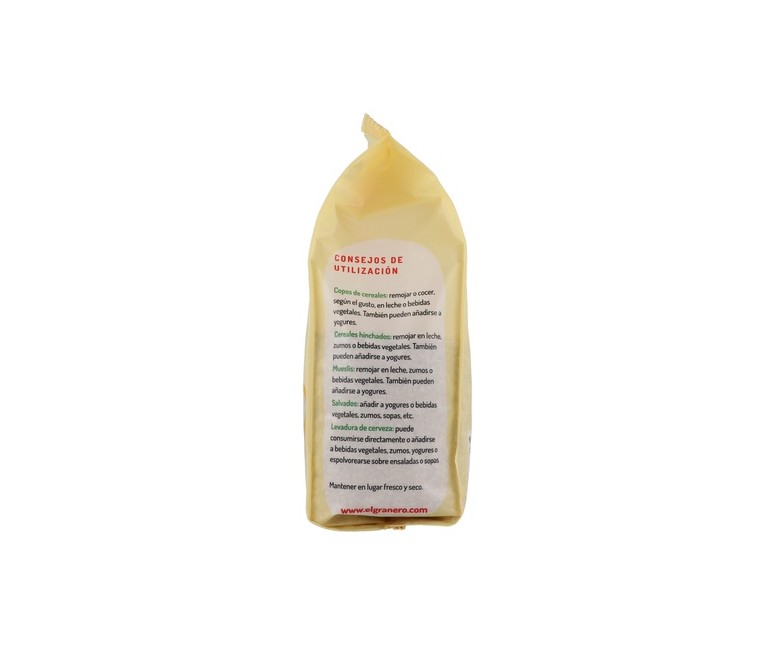 Salvado de Avena Bio 500 g El Granero Integral