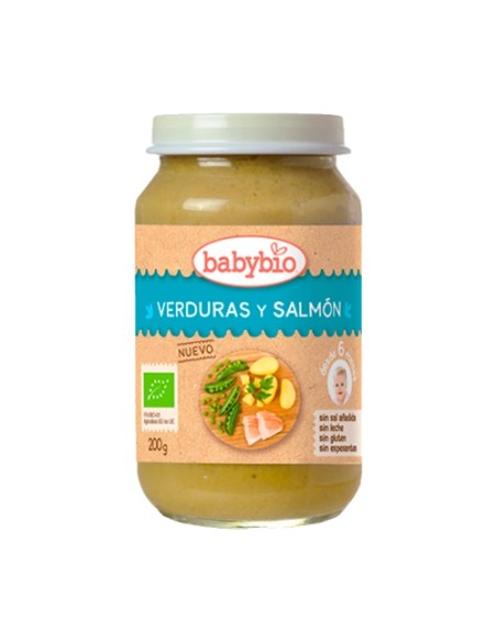 Tarrito tradición salmón 6m+ 200 g (Salmón - Pescado) Babybio