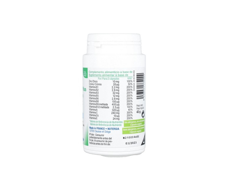 Bicebe plus multivitaminas 90 perlas Nutergia