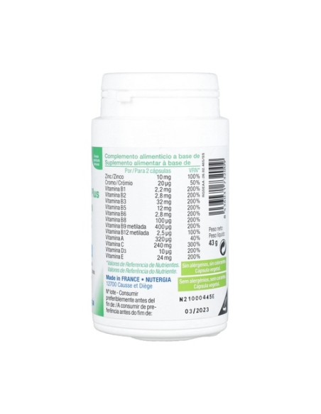 Bicebe plus multivitaminas 90 perlas Nutergia