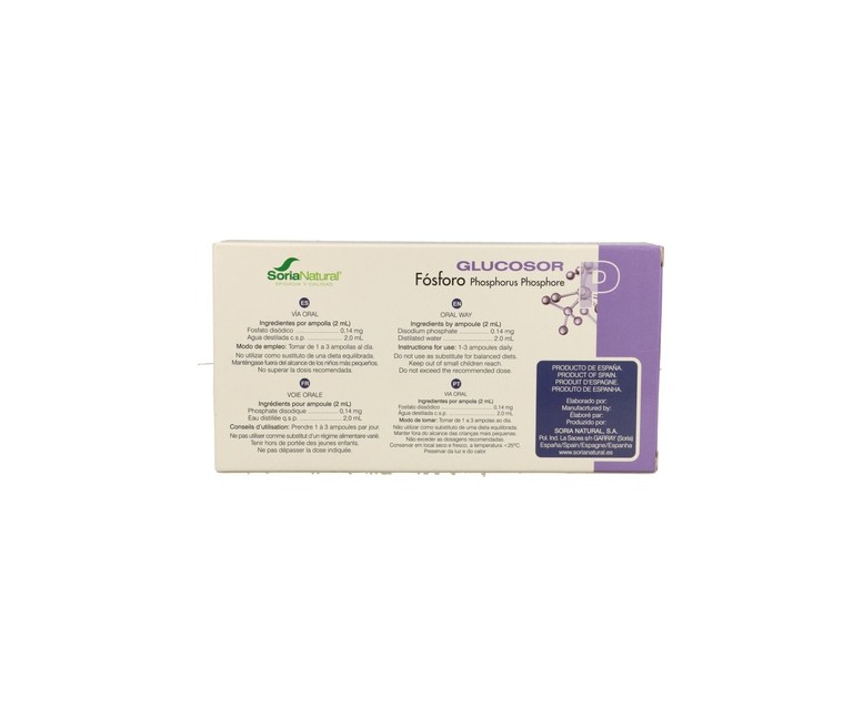 Glucosor Fosforo 28 viales Soria Natural