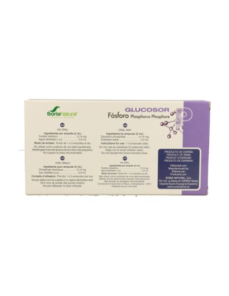 Glucosor Fosforo 28 viales Soria Natural