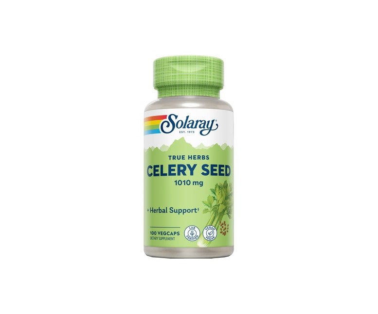 Celery Seed Apio 100 cápsulas de 505mg Solaray