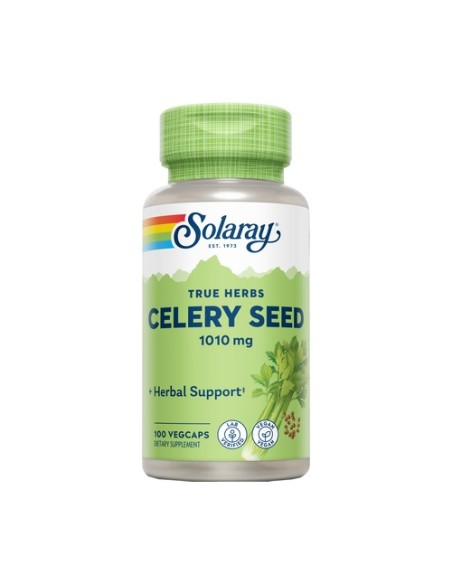Celery Seed Apio 100 cápsulas de 505mg Solaray