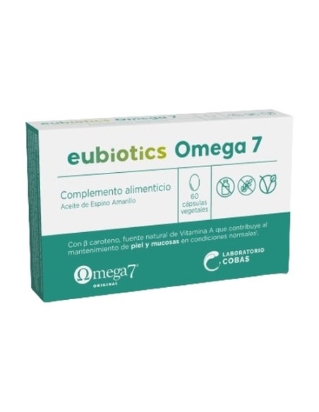 Omega 7 60 cápsulas vegetales Eubiotics