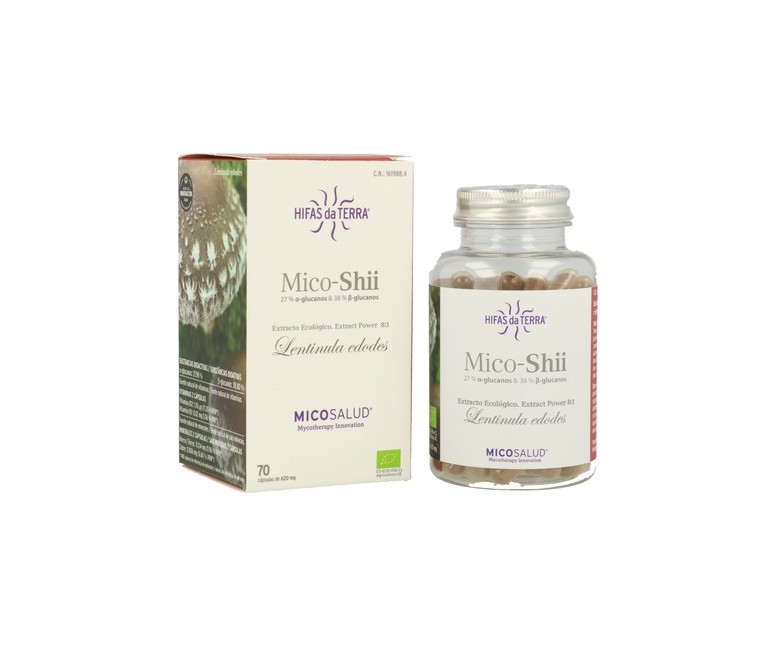 Mico-Shii 70 cápsulas vegetales Hifas da terra