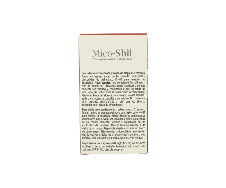 Mico-Shii 70 cápsulas vegetales Hifas da terra