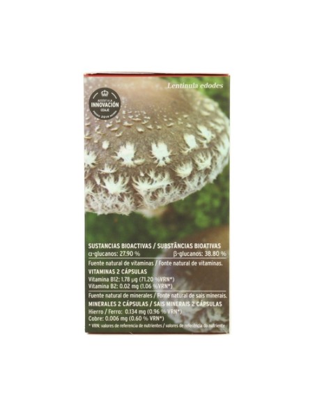Mico-Shii 70 cápsulas vegetales Hifas da terra