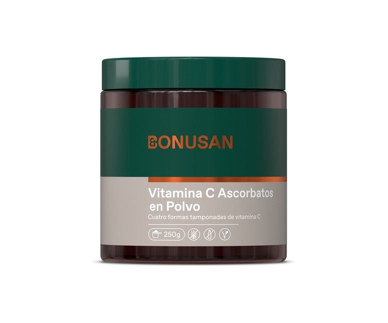 Vitamina C (polvo de ascorbatos) 250 g de polvo Bonusan