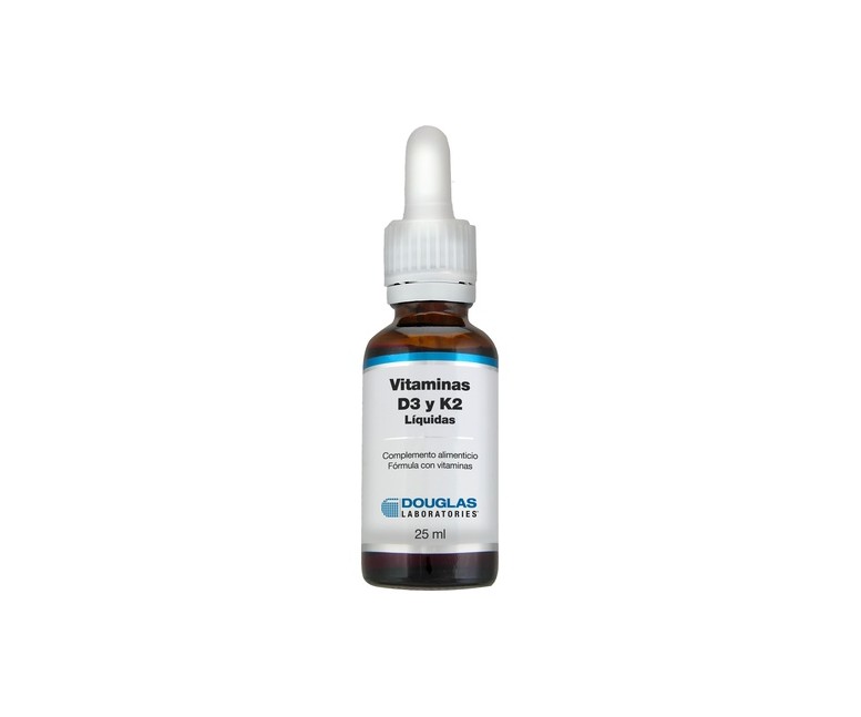 Vitaminas D3 y K2 líquidas 25 ml Douglas Laboratories