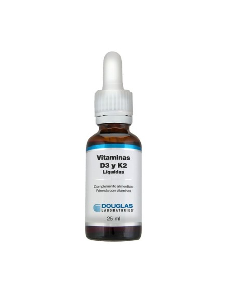 Vitaminas D3 y K2 líquidas 25 ml Douglas Laboratories