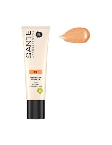 Crema BB Hydro Glow 02 Medium-Dark 30 ml de crema Sante
