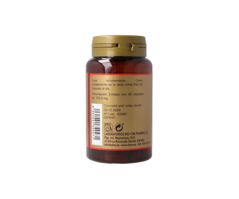 Reishi (Micelio) 90 cápsulas de 400mg Obire