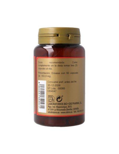 Reishi (Micelio) 90 cápsulas de 400mg Obire